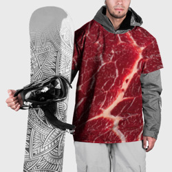 Накидка на куртку 3D Мясо на Хэллоуин - текстура