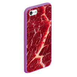 Чехол для iPhone 5/5S матовый Мясо на Хэллоуин - текстура - фото 2