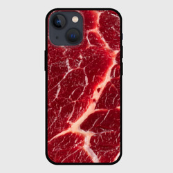 Чехол для iPhone 13 mini Мясо на Хэллоуин - текстура