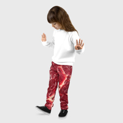 Детские брюки 3D Мясо на Хэллоуин - текстура - фото 2