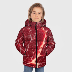 Зимняя куртка для мальчиков 3D Мясо на Хэллоуин - текстура - фото 2