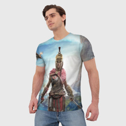 Мужская футболка 3D Воинственная Кассандра - фото 2
