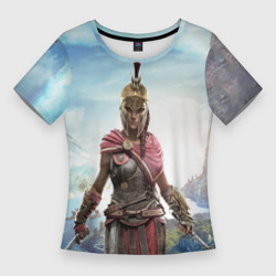 Воинственная Кассандра – Женская футболка 3D Slim с принтом купить