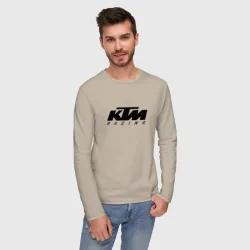 Мужской лонгслив хлопок КТМ мотокросс KTM racing - фото 2
