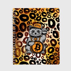 Тетрадь BitCoin кот