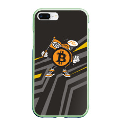 Чехол для iPhone 7Plus/8 Plus матовый BTC монета