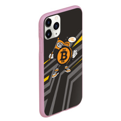 Чехол для iPhone 11 Pro Max матовый BTC монета - фото 2