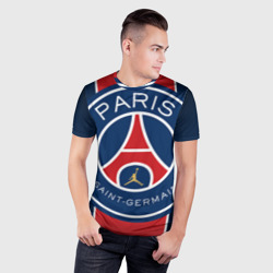 Мужская футболка 3D Slim Paris Saint-Germain [PSG] - фото 2
