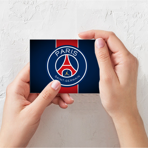 Поздравительная открытка Paris Saint-Germain [PSG], цвет белый - фото 3