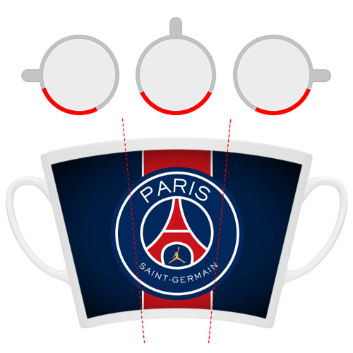 Кружка Латте Paris Saint-Germain [PSG] - фото 6