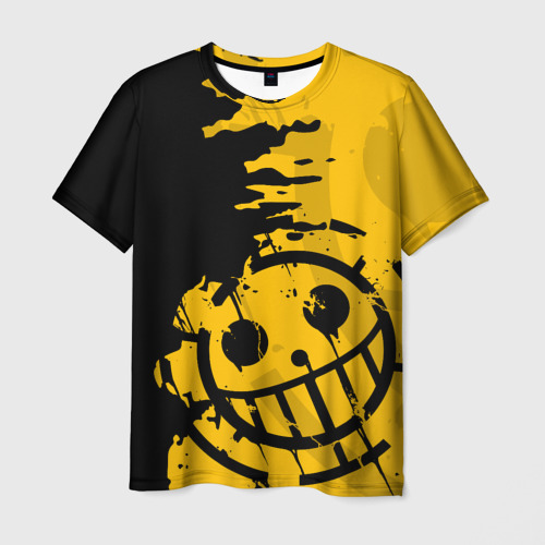 Мужская футболка с принтом One piece pirates пираты, вид спереди №1