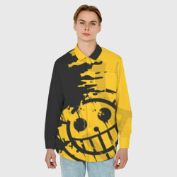 Мужская рубашка oversize 3D One piece pirates пираты - фото 2