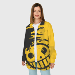 Женская рубашка oversize 3D One piece pirates пираты - фото 2