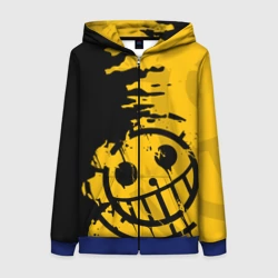 Женская толстовка 3D на молнии One piece pirates пираты