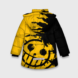 Куртка с принтом One piece pirates пираты для любого человека, вид сзади №1. Цвет основы: черный