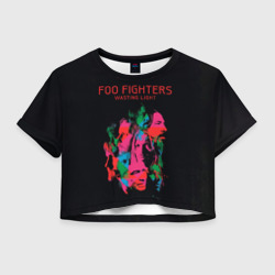 Женская футболка Crop-top 3D Wasting Light - Foo Fighters