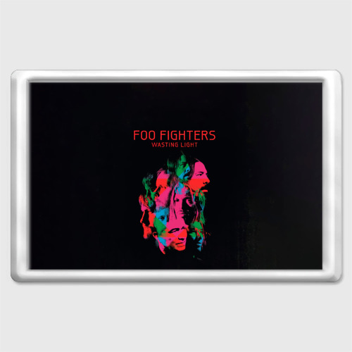 Магнит 45*70 Wasting Light - Foo Fighters, цвет прозрачный