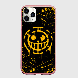 Чехол для iPhone 11 Pro Max матовый One piece pirates Ван Пис пираты жёлтый