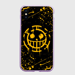 Чехол для iPhone XS Max матовый One piece pirates Ван Пис пираты жёлтый