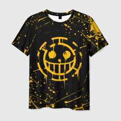Мужская футболка 3D One piece pirates Ван Пис пираты жёлтый