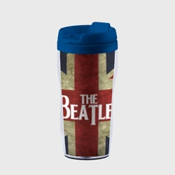 Термокружка-непроливайка Битлы на флаге