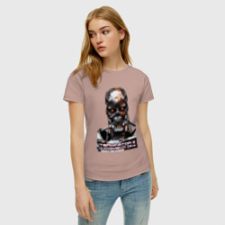 Женская футболка хлопок Terminator T-800 - фото 2