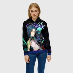 Женская толстовка 3D Сяо Genshin Impact - фото 2