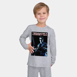 Детская пижама с лонгсливом хлопок Арнольд Шварценеггер - фото 2