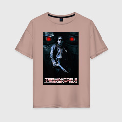 Женская футболка хлопок Oversize Terminator JD