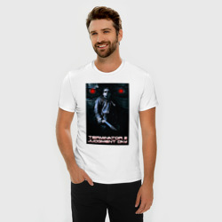 Мужская футболка хлопок Slim Terminator JD - фото 2