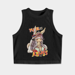 Женская укороченная майка-топ хлопок Nanachi Made