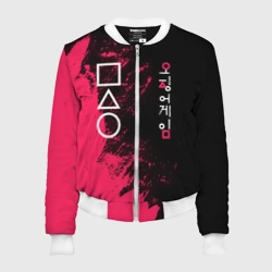 Женский бомбер 3D Игра в кальмара Squid game