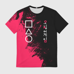 Мужская футболка 3D Игра в кальмара Squid game