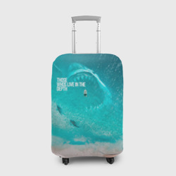Чехол для чемодана 3D Shark in sea