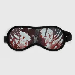 Маска для сна 3D Аста в режиме демона черный клевер