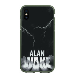 Чехол для iPhone XS Max матовый Alan Wake Dark Place