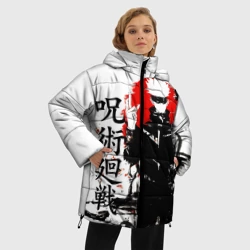 Женская зимняя куртка Oversize Сатору, Jujutsu Kaisen - фото 2