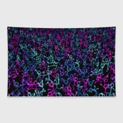 Флаг-баннер Neon Rave Party