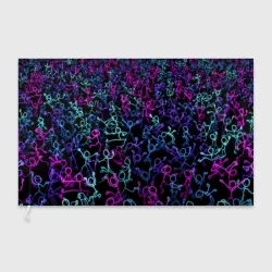 Флаг 3D Neon Rave Party