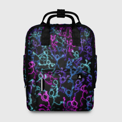 Женский рюкзак 3D Neon Rave Party