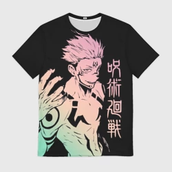 Мужская футболка 3D Сукуна, Магическая битва