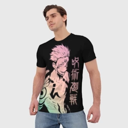 Мужская футболка 3D Сукуна, Магическая битва - фото 2