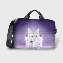 Сумка для ноутбука 3D Purple BTS