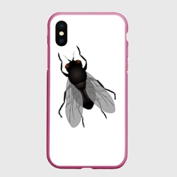 Чехол для iPhone XS Max матовый Большая муха