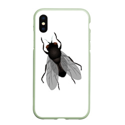 Чехол для iPhone XS Max матовый Большая муха
