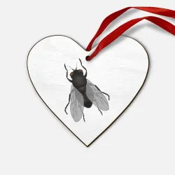 Деревянная игрушка Сердце Большая муха