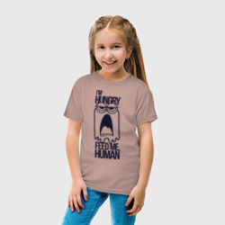 Детская футболка хлопок Голодный человечек - фото 2