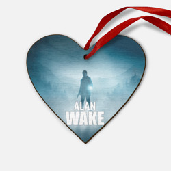 Деревянная игрушка Сердце Alan Wake Video Game Art