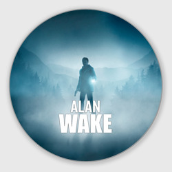 Круглый коврик для мышки Alan Wake Video Game Art