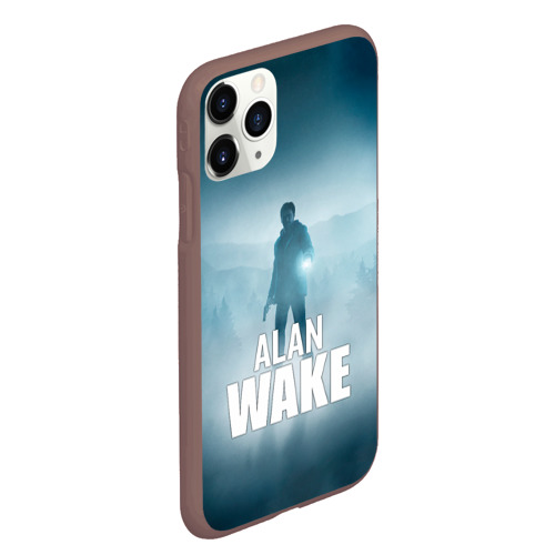 Чехол для iPhone 11 Pro Max матовый Alan Wake Video Game Art, цвет коричневый - фото 3